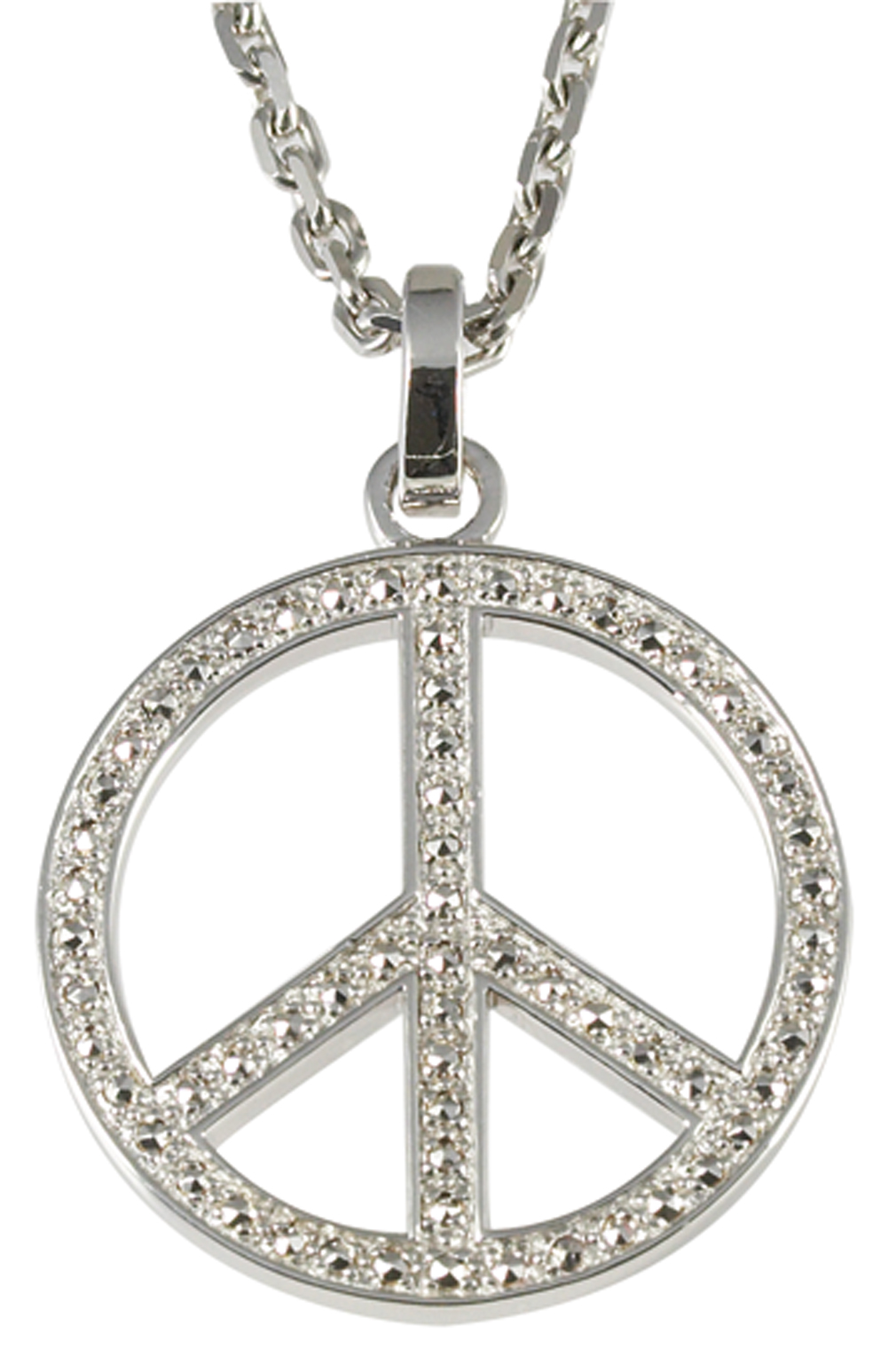 Cai Jewels 925 Sterling Silver Marcasite CND 50cm Necklace
