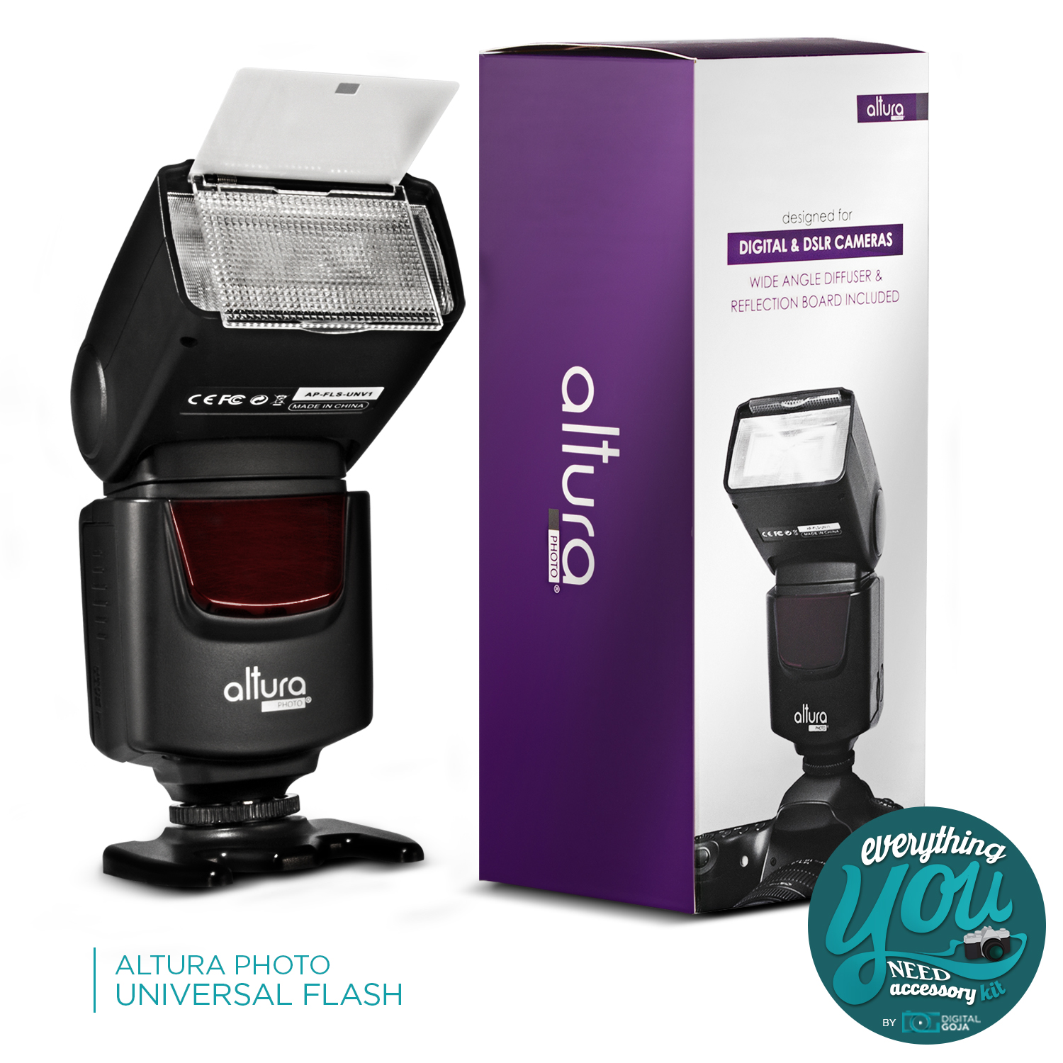 NIKON D5300 / D5200 Camera Advanced Accessory Kit Flash, Bag, Lenses