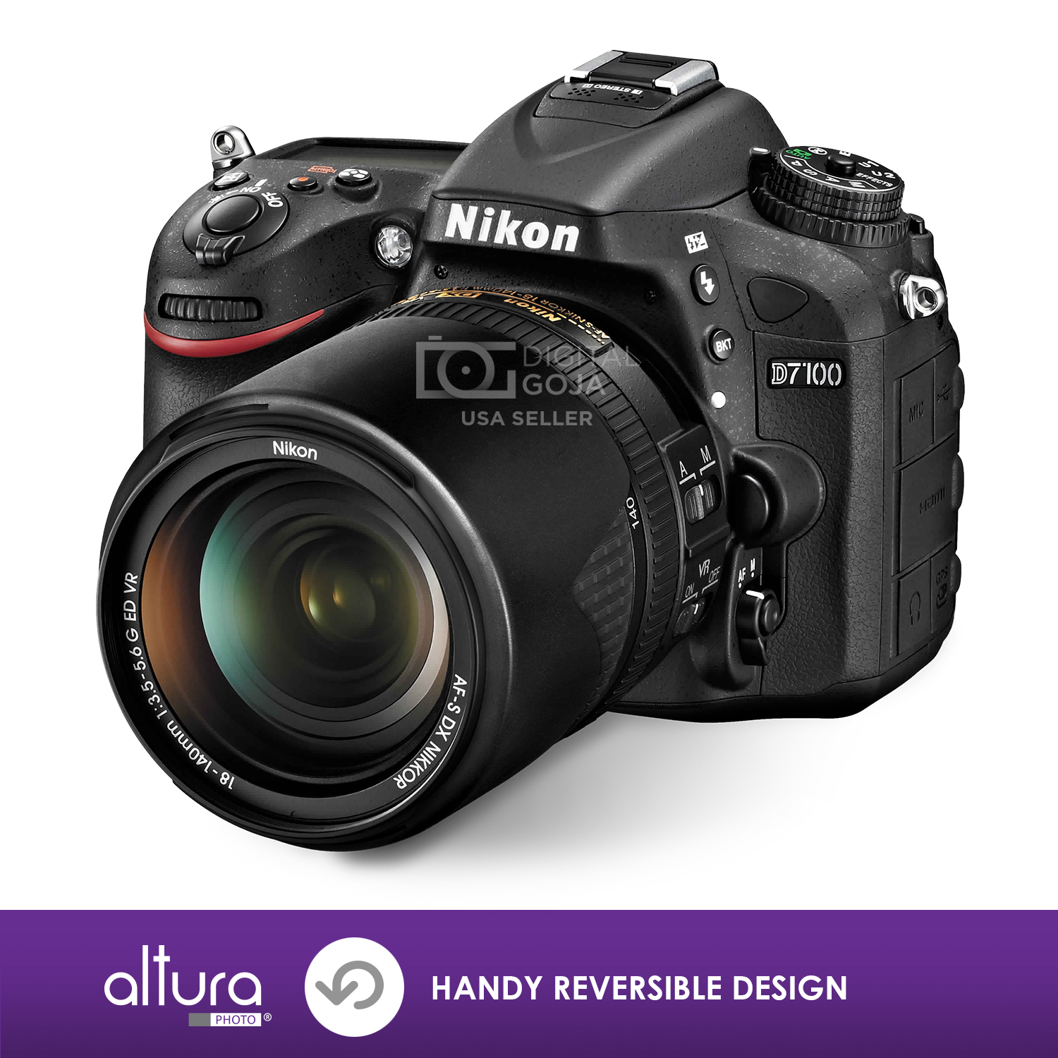 HB-32 Dedicated Altura Photo® Lens Hood for Nikon 18-140mm 18-135mm 18 ...