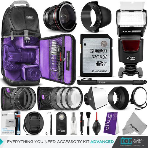 Canon EOS Rebel T3i / 600D Everything You Need Accessory Kit / 58MM