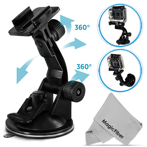 Windshield Mount for GoPro Hero4 Hero3+ Hero3 Hero2 Hero Cameras