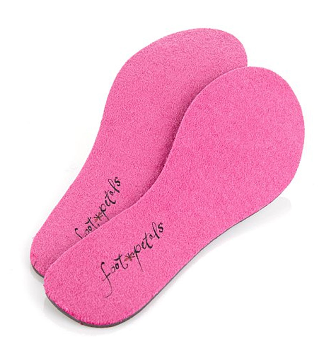 2 FOOT Petals "SOCK FREE SAVIORS" Washable TERRY Cloth SHOE INSERTSBLK