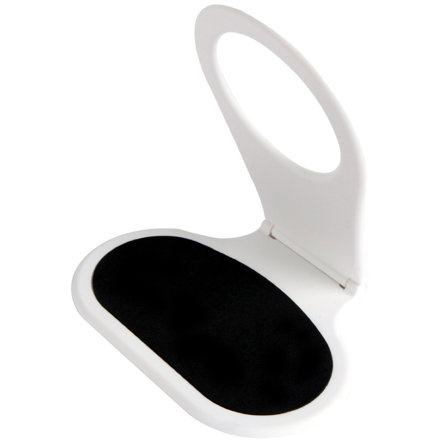 FOLDABLE Drinn CELL mobile PHONE charger Wall HOLDER cord WRAP WHITE