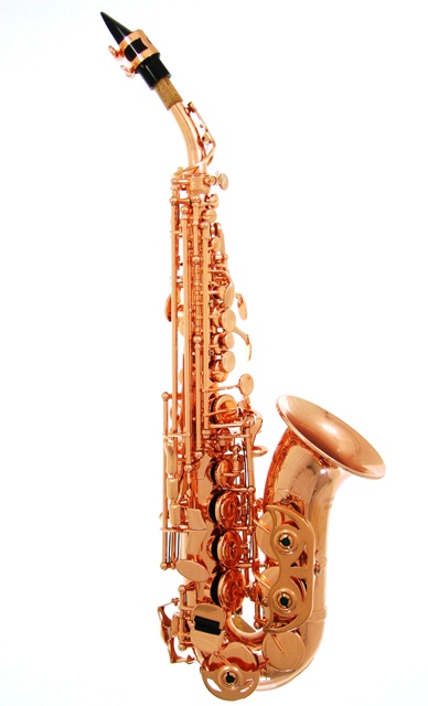 LA Sax Signature Curved Soprano Saxophone Copper