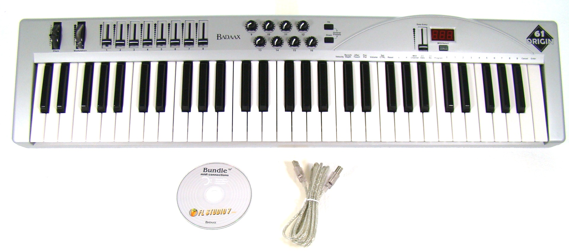 New BadAax OR61 MIDI Keyboard Controller