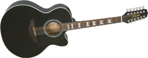 Takamine EG523SC12 12 String Ac/El Guitar in Black