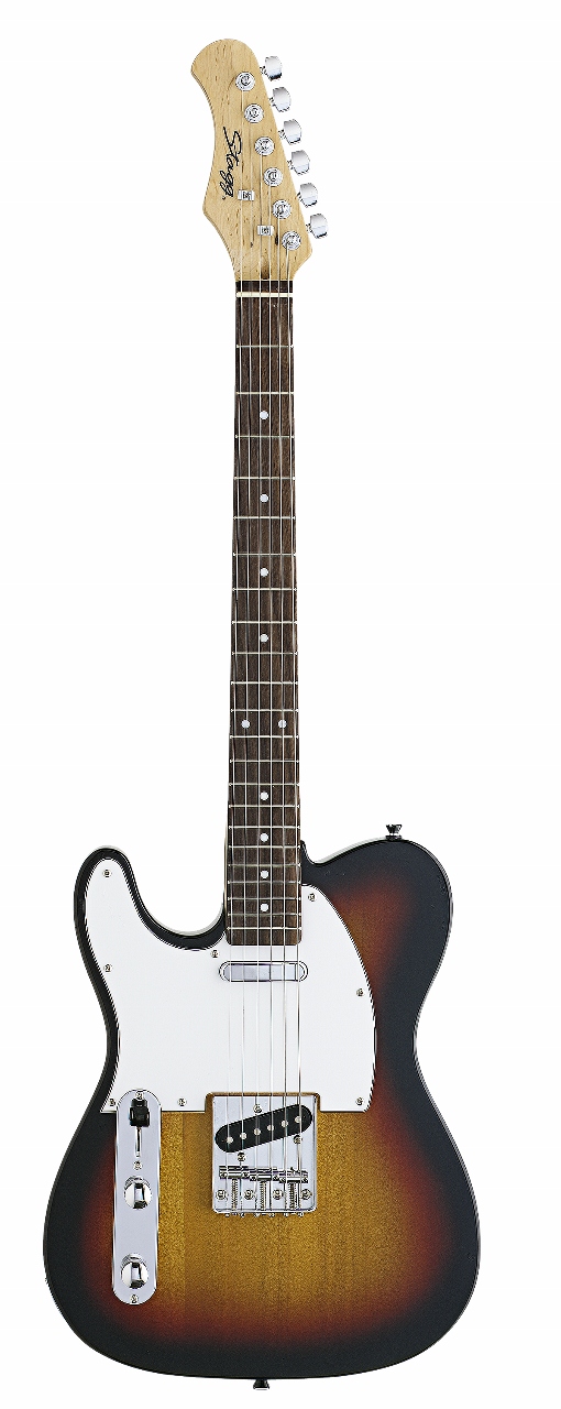 Stagg T320LH-SB Left Hand Standard T Electric Guitar Sunburst