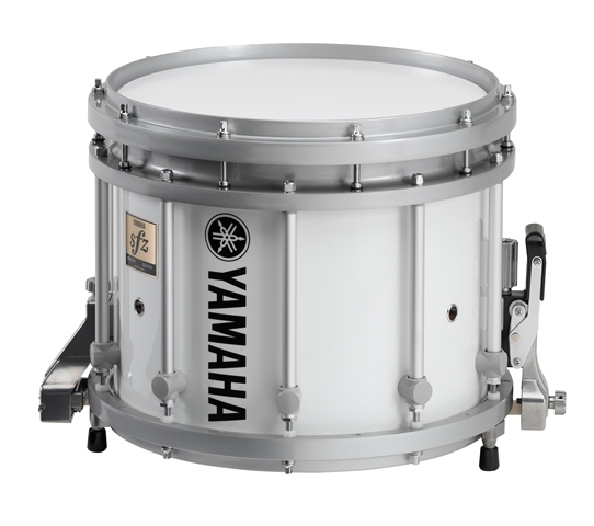 Yamaha SFZ 13” X 11” Marching Snare Drum in White with Carrier