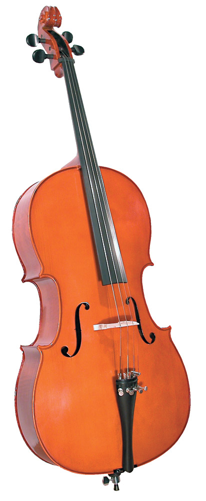 Cremona SC-200 1/4 Size Premier Student Cello with Flamed Maple Back and Sides