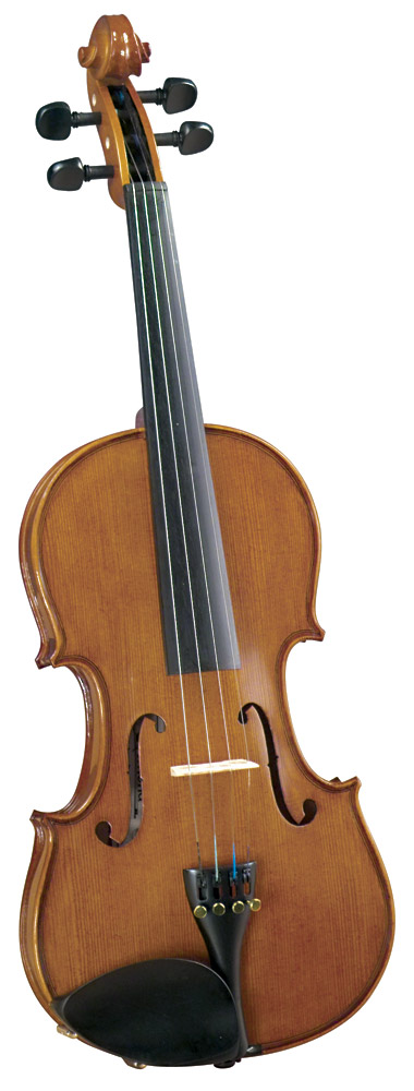 Cremona SV-175 1/10 size Premier Student Violin with Solid Maple Back and Sides