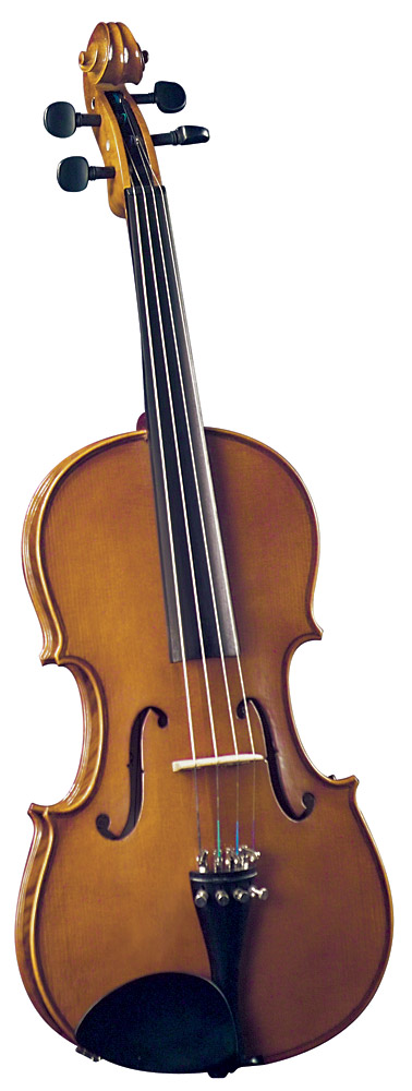 Cremona SVA-200 14 Inch Long Premier Student Viola with Flamed Maple Back and Sides