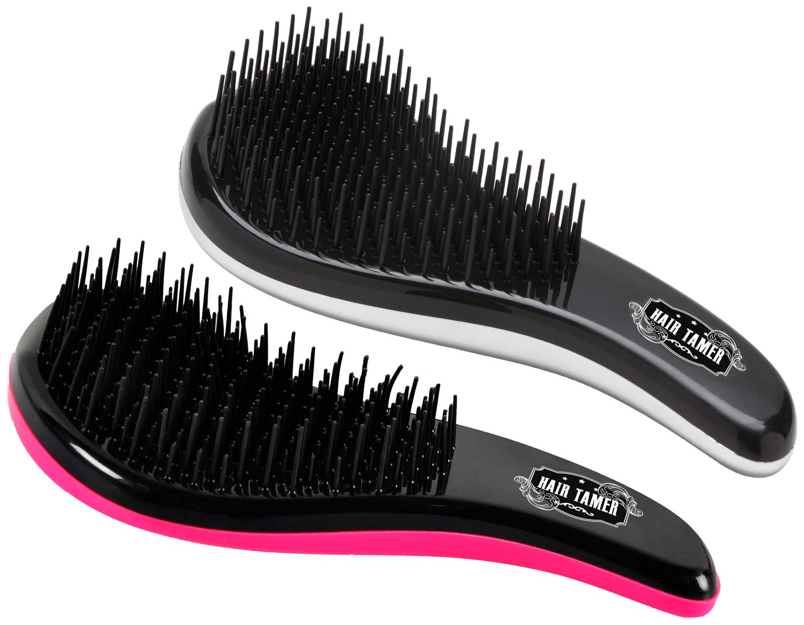 Hair Tamer "Ergo" Detangling Hair Brush Set of 2 eBay