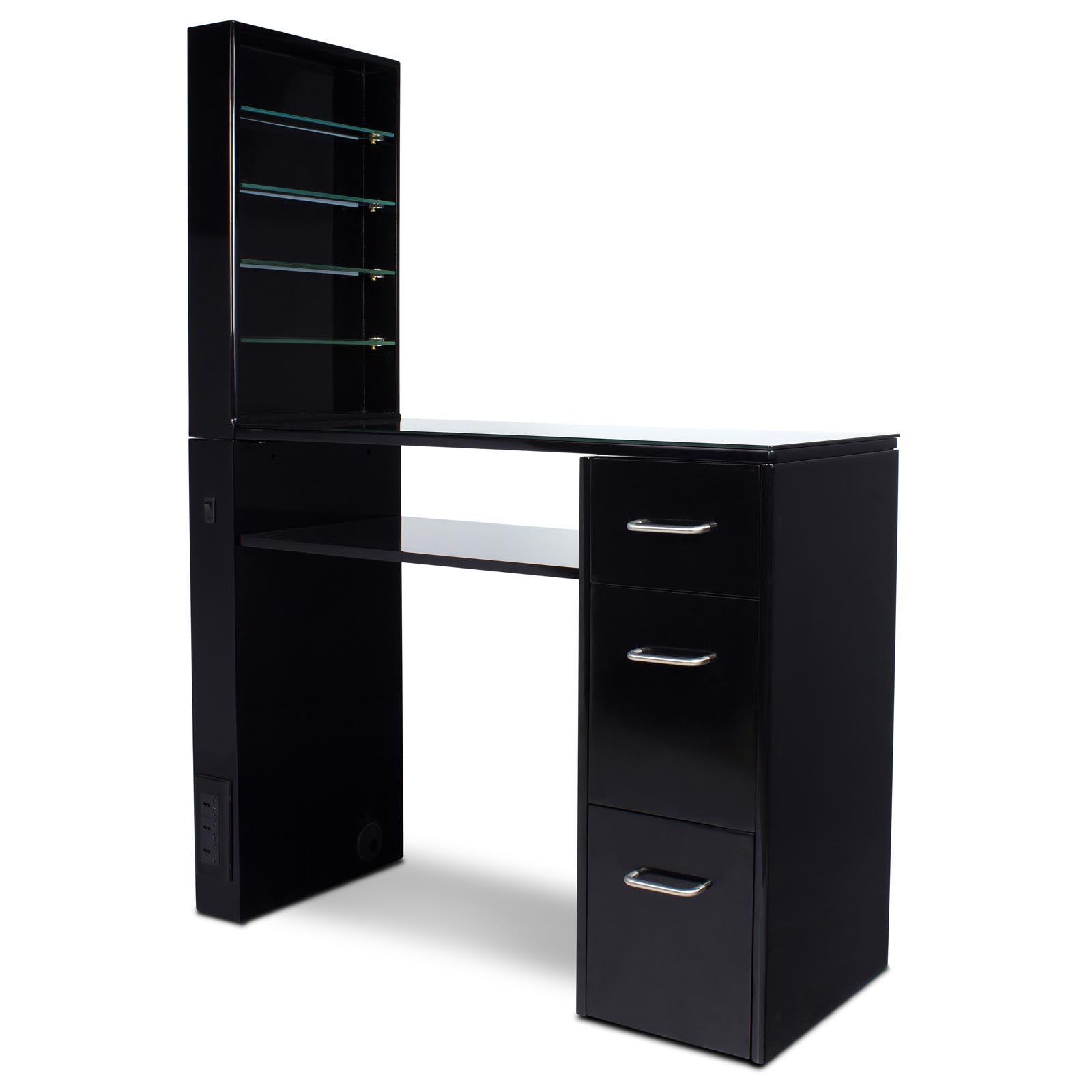 "Vogue" Manicure Table W/ Nail Polish Rack