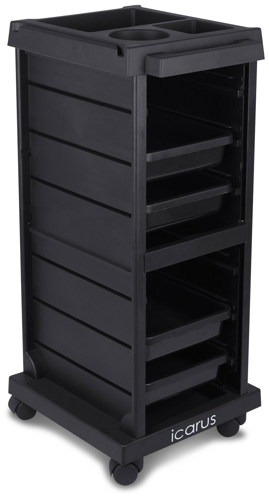 "Cosmo" Black Beauty Salon Rolling Trolley Cart W/ Trays eBay