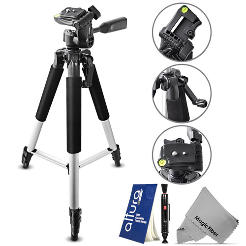 57" Aluminum Camera Tripod Mount / Stand for Canon 1200D 750D 700D 600D