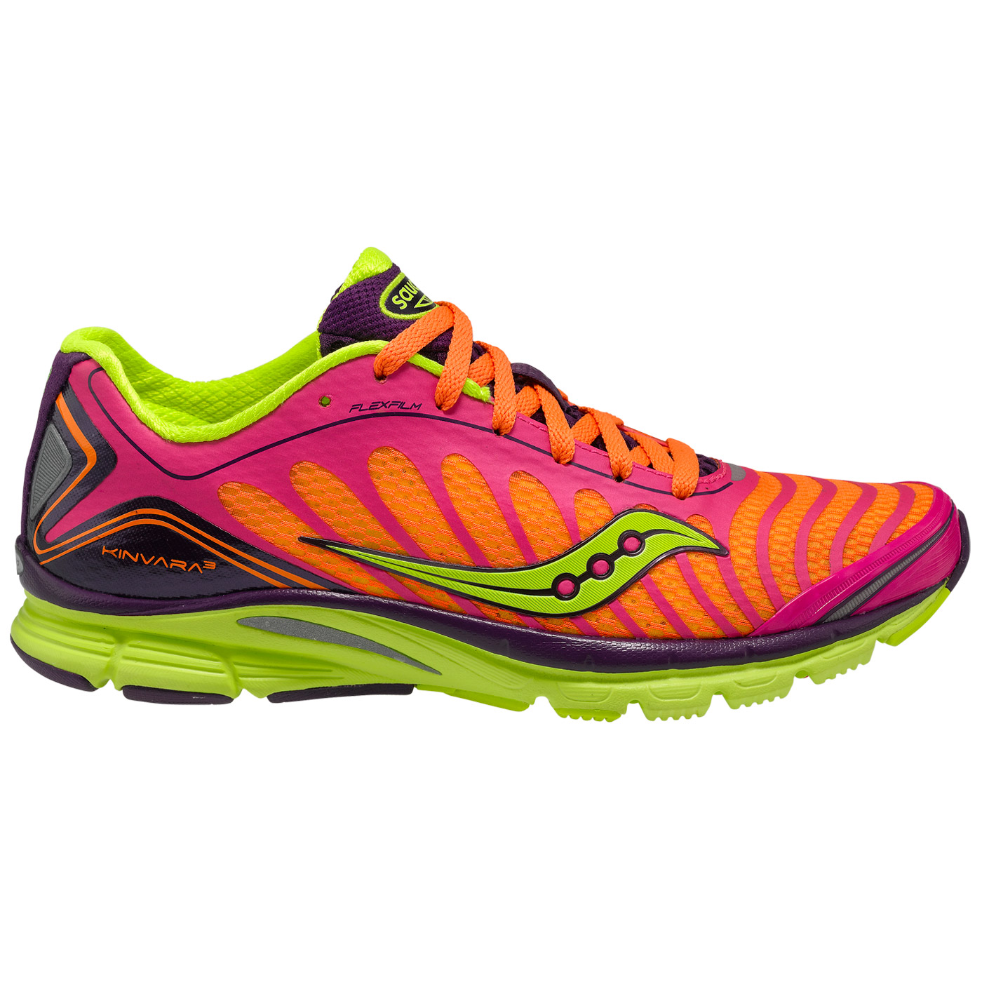Women's Saucony Progrid Kinvara 3 Pink-Purple-Citron