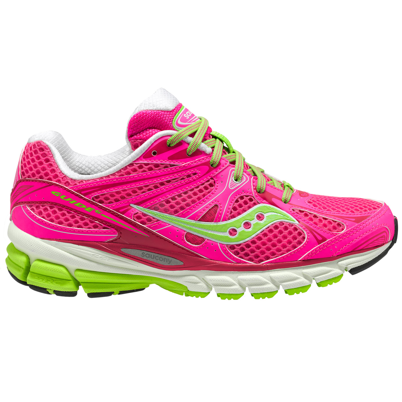 Women's Saucony Progrid Guide 6 ViZiProPink-Green