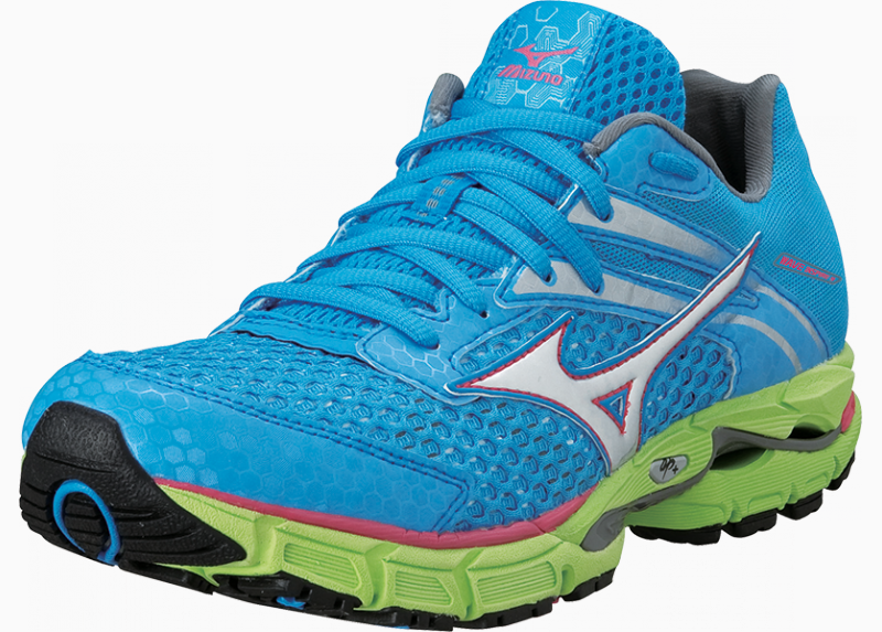 Mizuno Women's Wave Inspire 9 Malibu Blue-Silver-Rouge Red