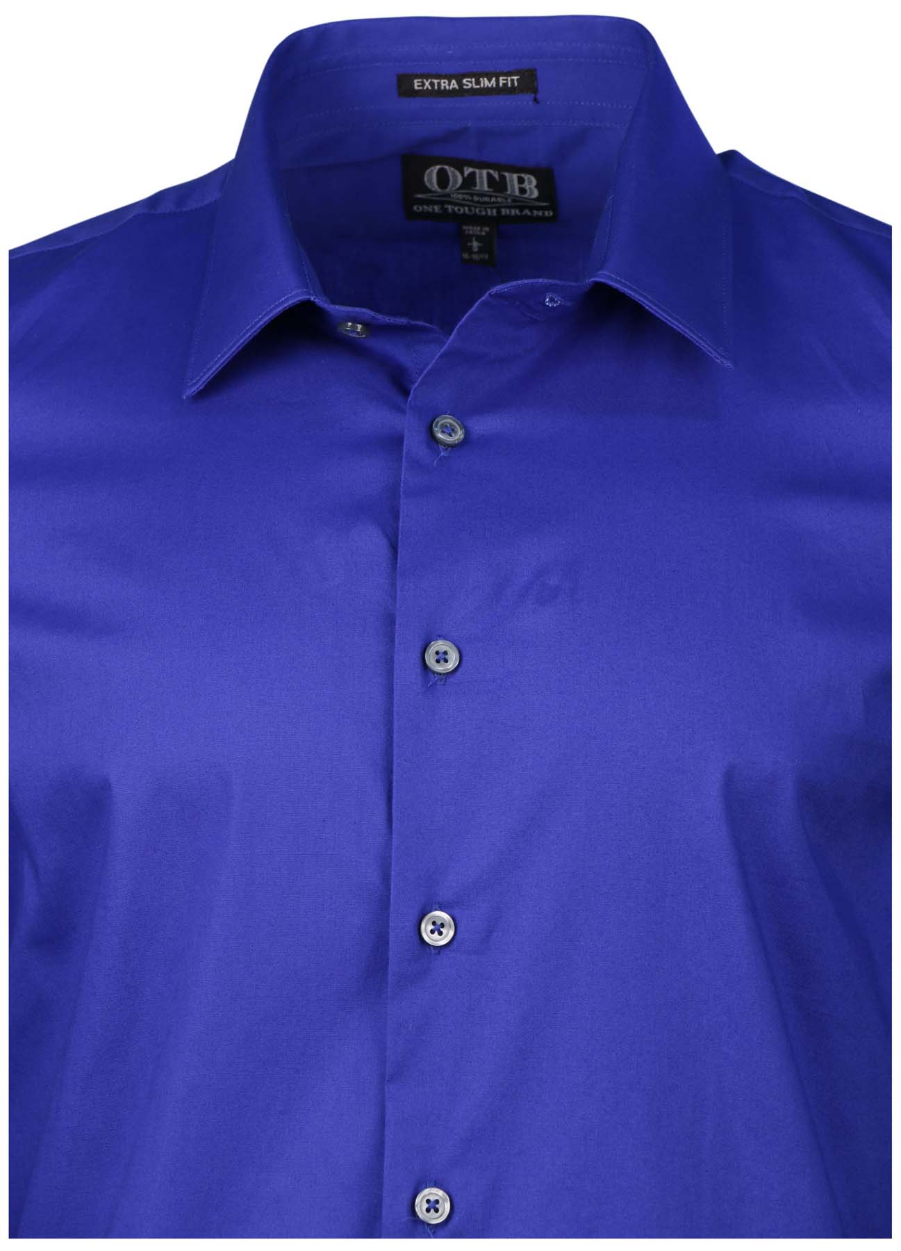 One Tough Brand Men's Extra Slim Fit Button Down Dress Shirt eBay