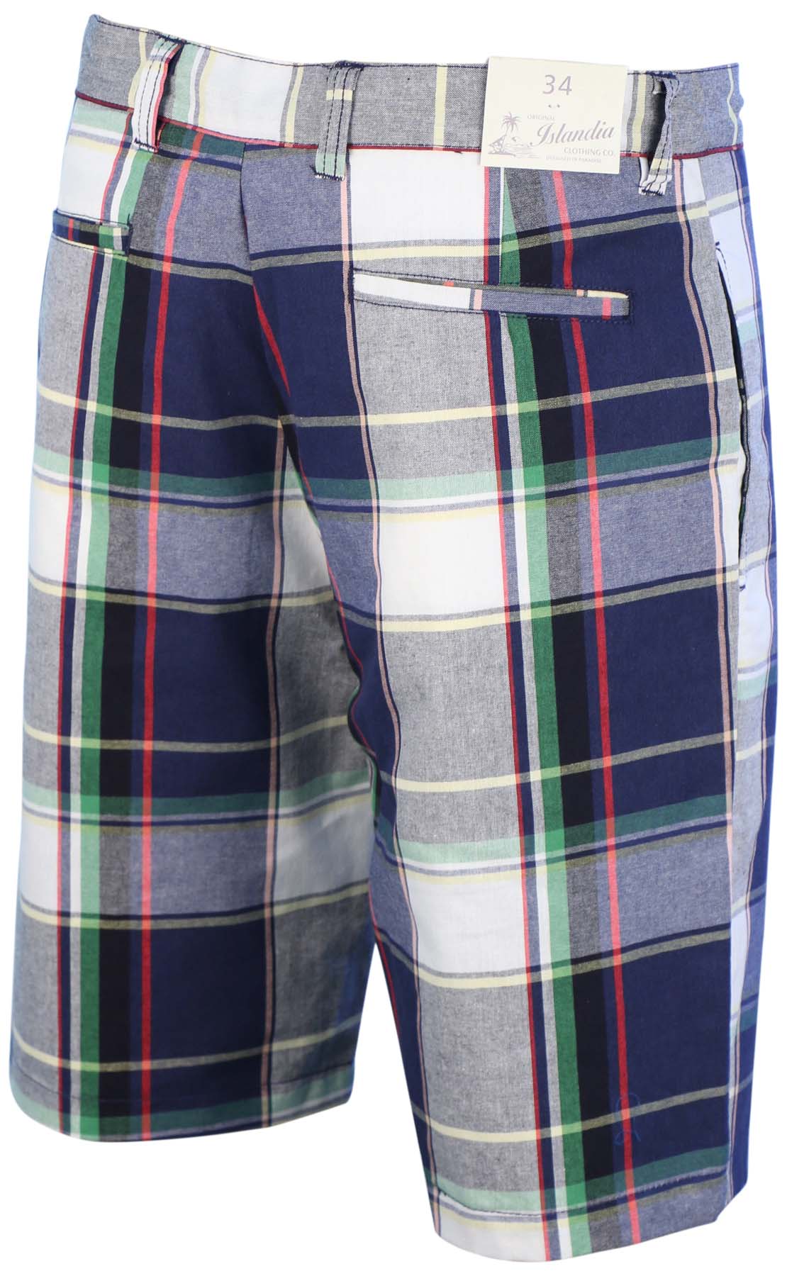 Islandia Men's Reversible Flat Front Walking Shorts eBay