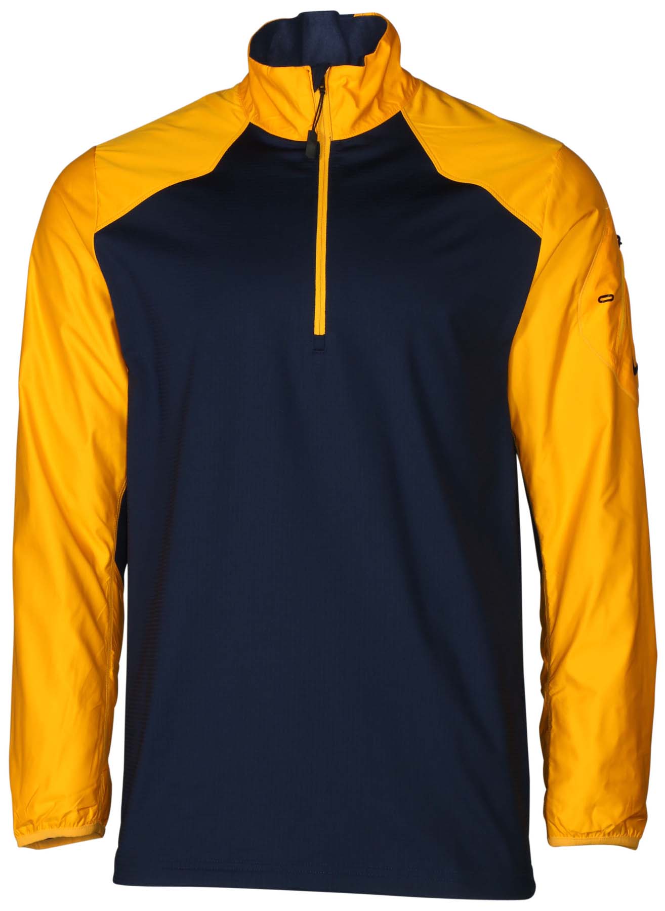 Nike Men's DriFit 1/2 Zip Hybrid Mock Neck Football Shirt eBay