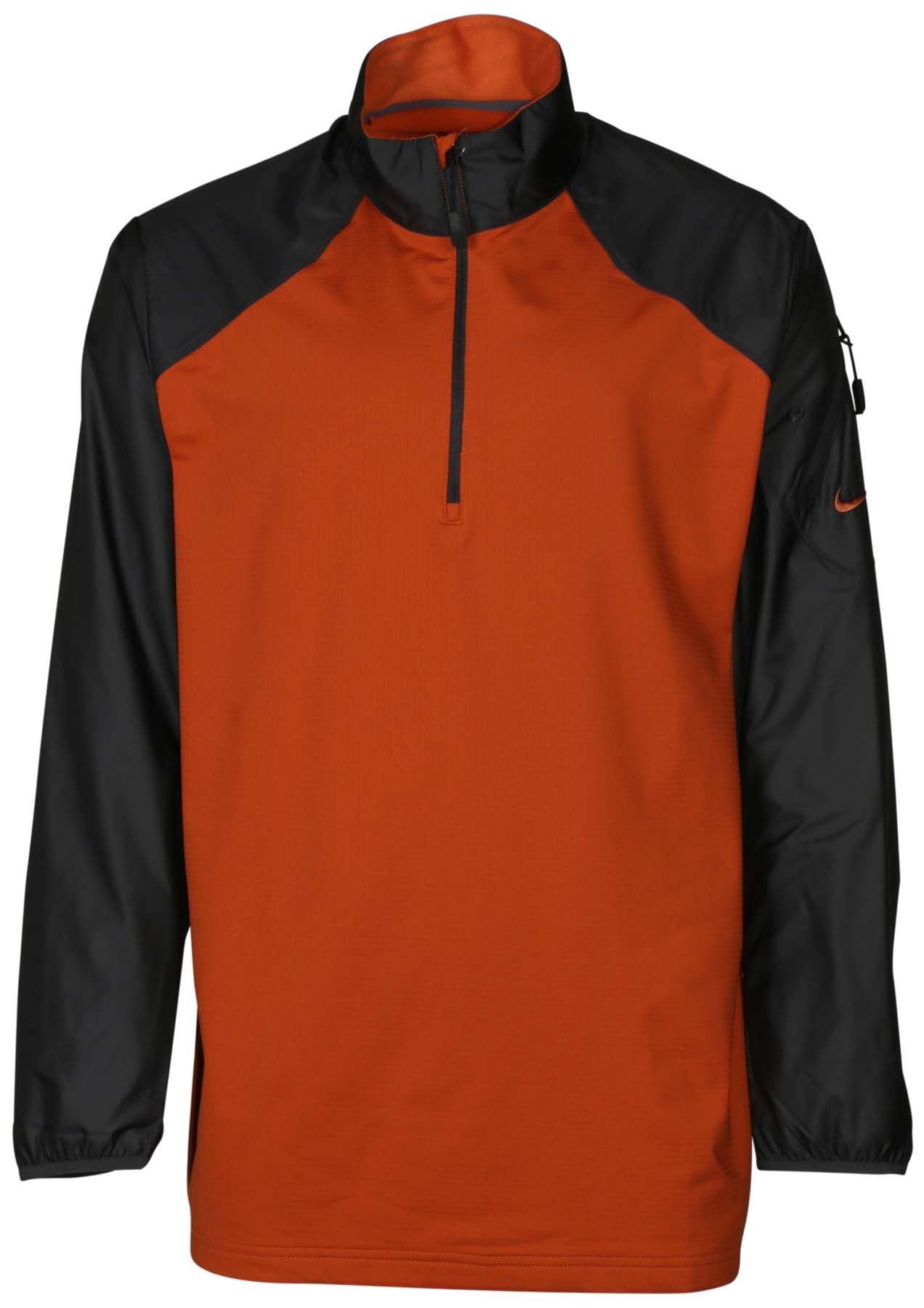 Nike Men's DriFit 1/2 Zip Hybrid Mock Neck Football Shirt eBay