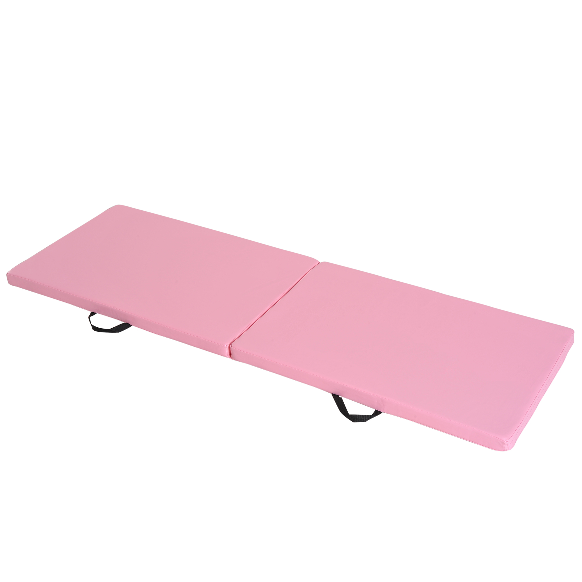 Tapis de Gymnastique Yoga Pilates Fitness Pliable 180 x 60 x 5 cm Similicuir