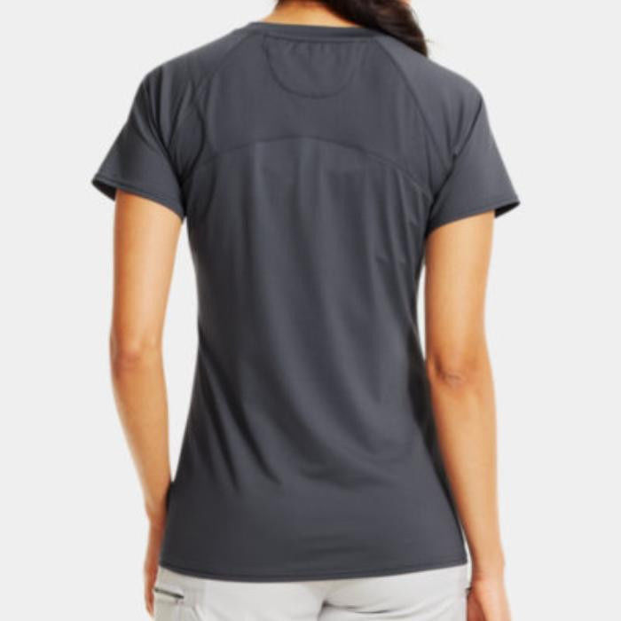 Under Armour Women/'s ISO Chill Short Sleeve Shirt Lead 1243190-029 Offshore