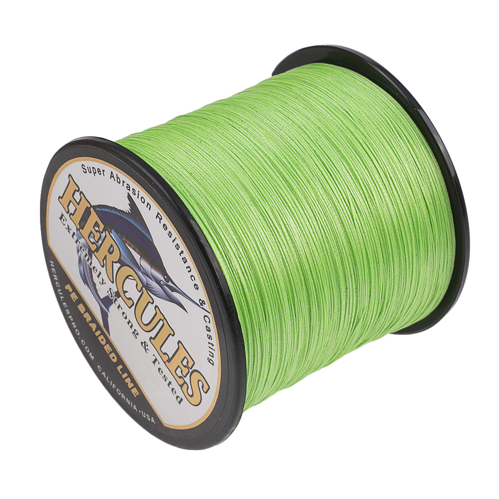 1500M 1640Yds 6-200LB Test Hercules Braid Fishing Line PE Linea De Pescar Carp