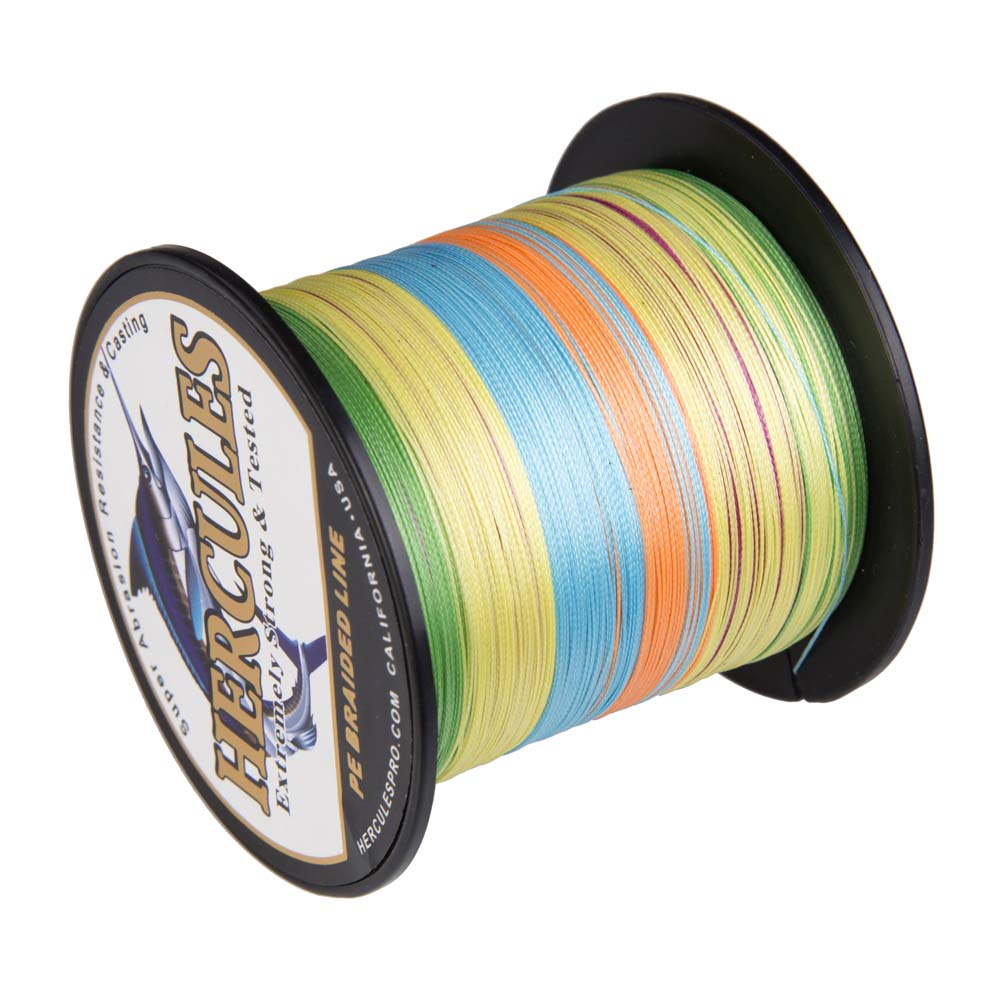 Braided Fishing Line PE 8lbs Hercules 4 Strands Extreme