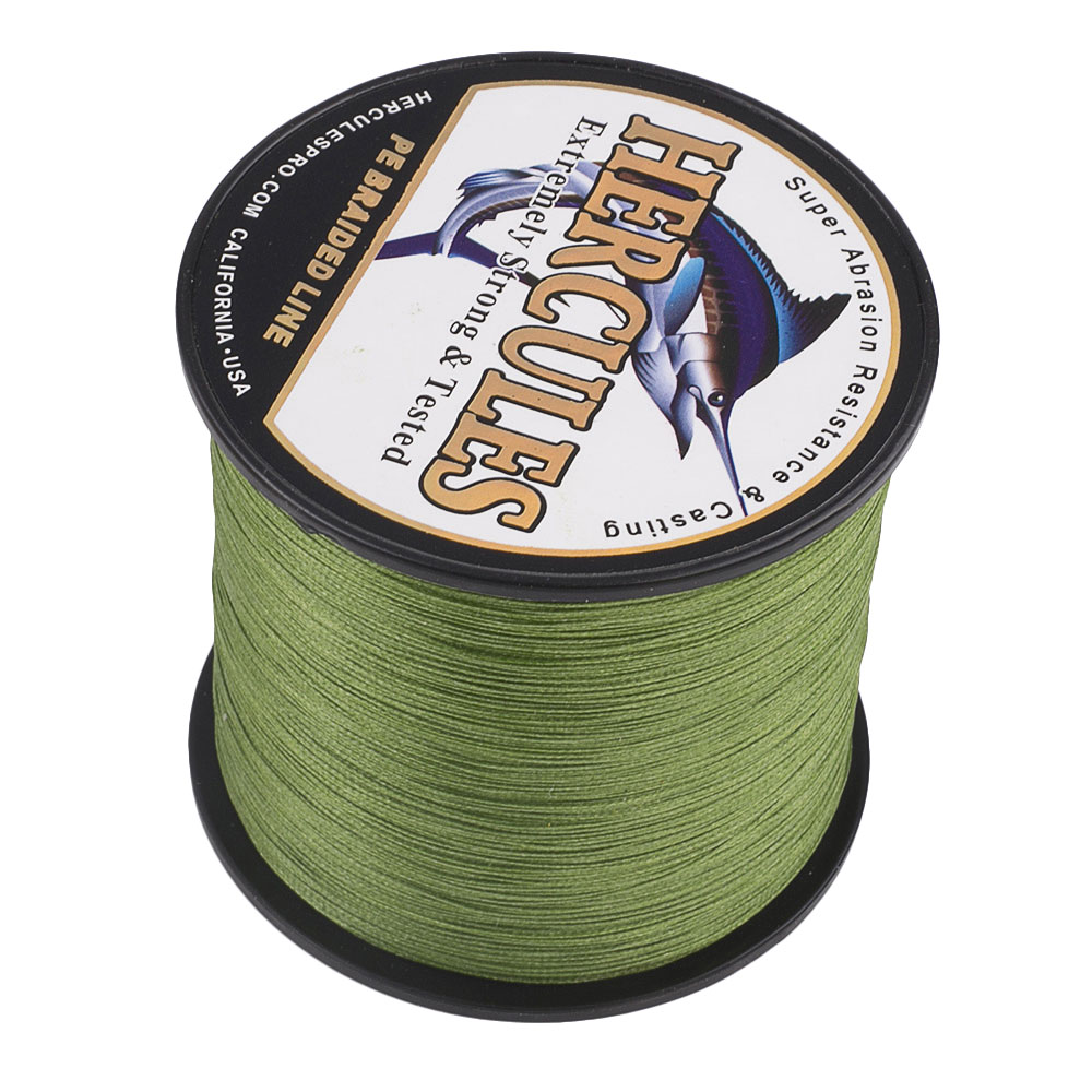 10-300LB Test Color Select Hercules Braid Fishing Line 500M 547Yds 8S Sinking PE