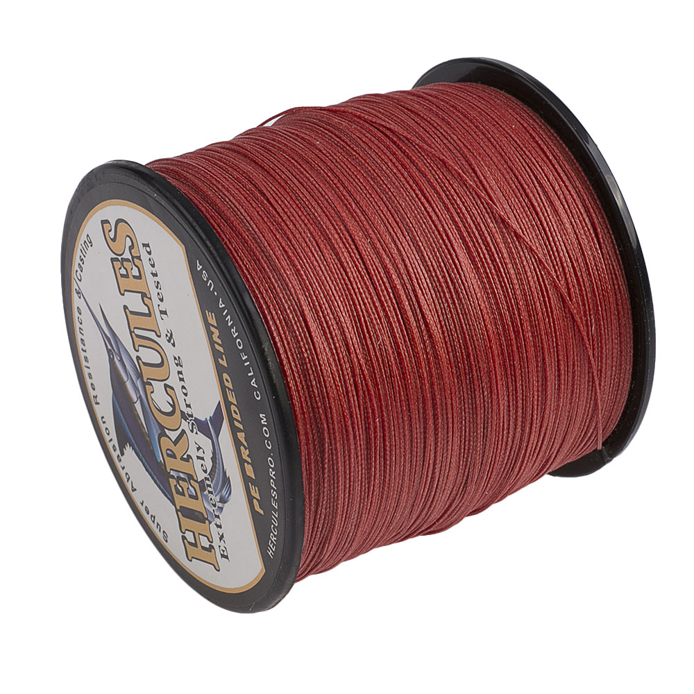 10-300LB Test Color Select Hercules Braid Fishing Line 500M 547Yds 8S Sinking PE