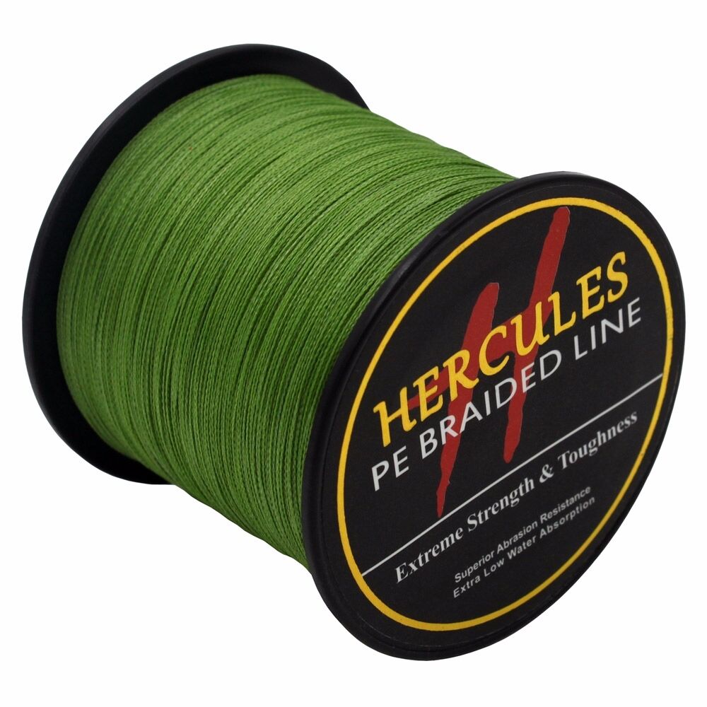 Strong 10lb-100lb Hercules 547//1094Yds PE Braid Fishing Line 4 Strands 500//1000m