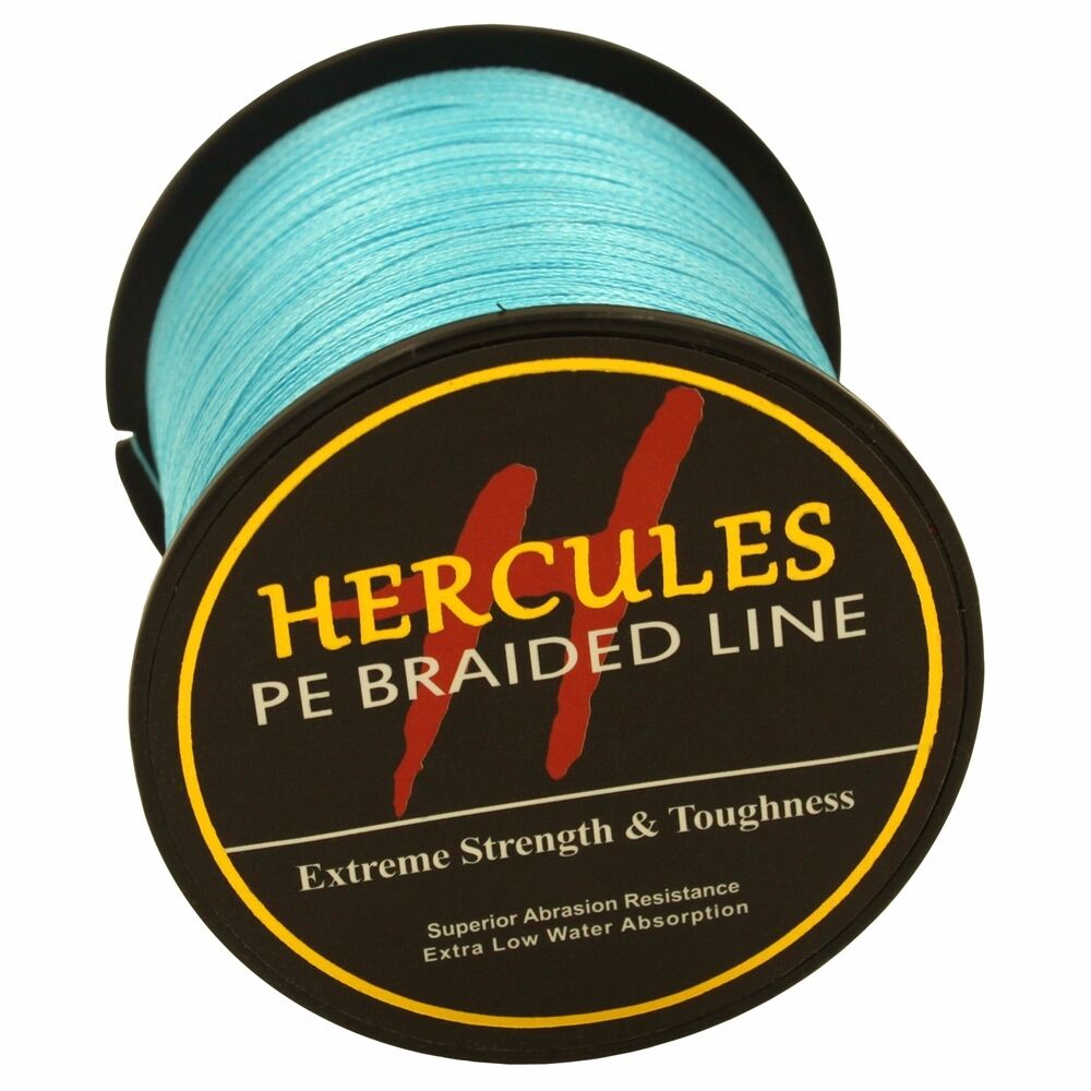 Strong 10lb-100lb Hercules 547//1094Yds PE Braid Fishing Line 4 Strands 500//1000m