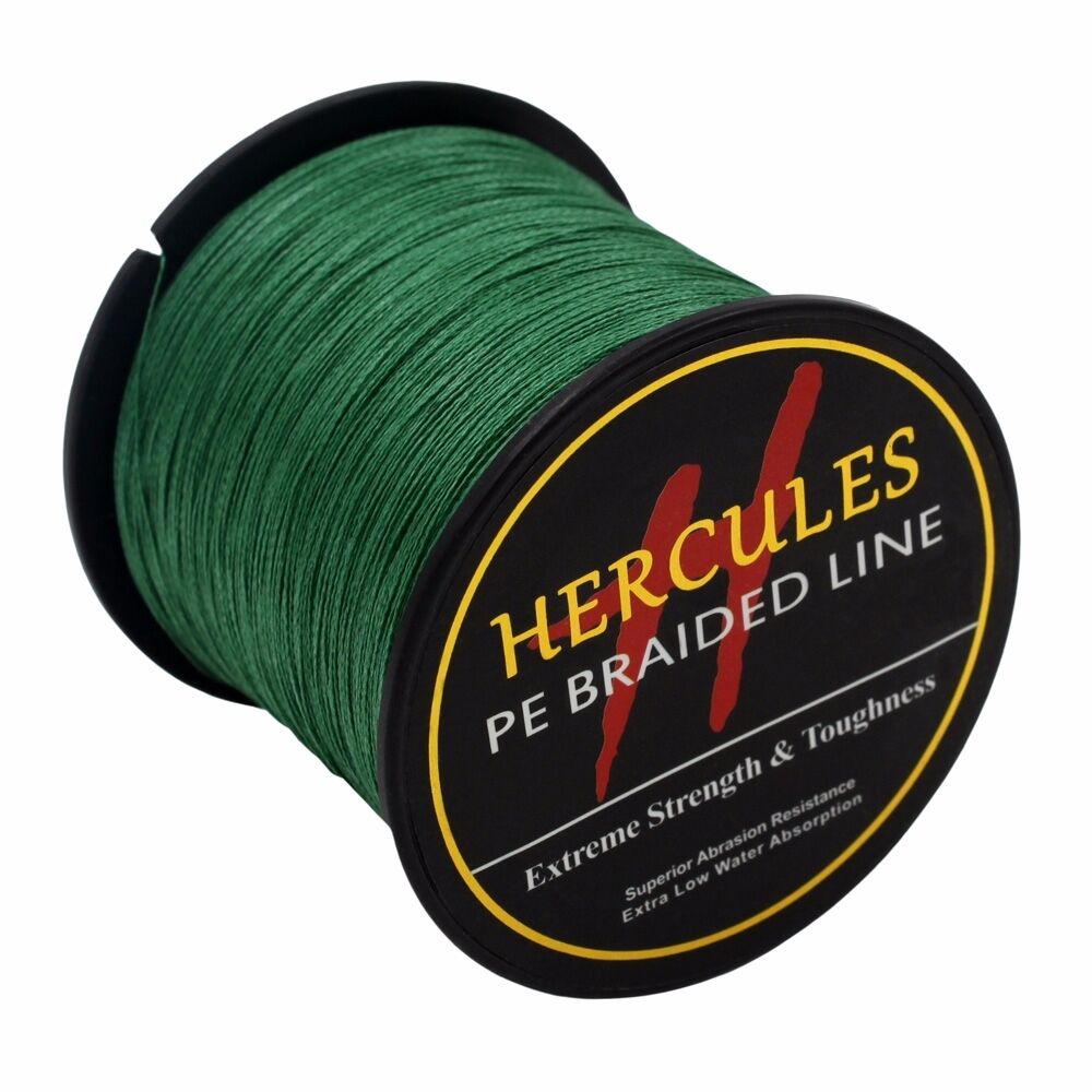 Strong 10lb-100lb Hercules 547//1094Yds PE Braid Fishing Line 4 Strands 500//1000m