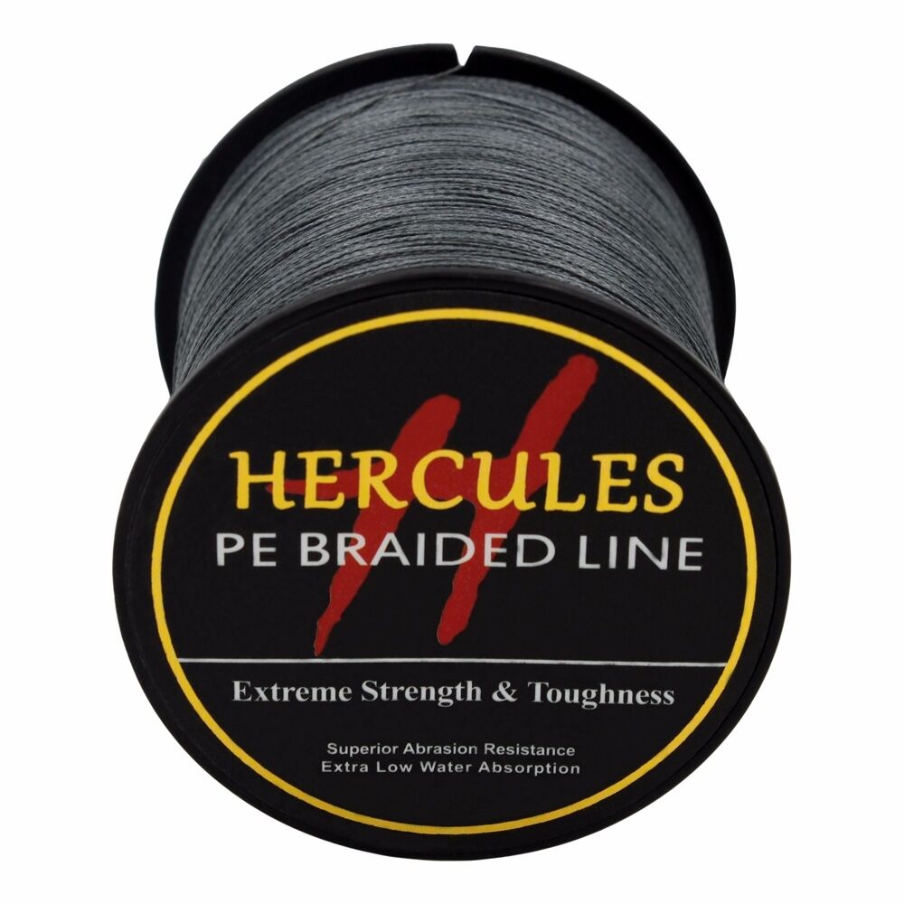 Strong 10lb-100lb Hercules 547//1094Yds PE Braid Fishing Line 4 Strands 500//1000m