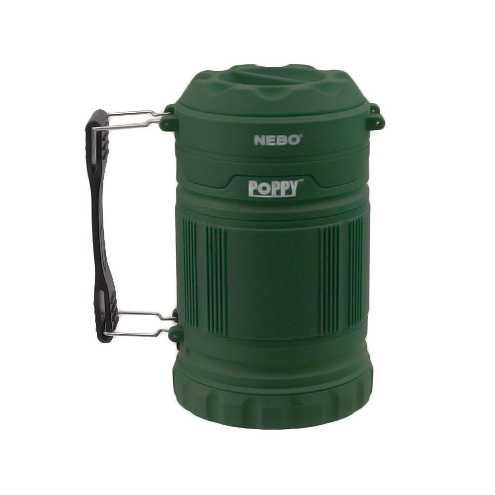 Nebo 6555 Poppy LED Spot Light Pop-up Lantern /& 3x Extra Nebo AA Batteries