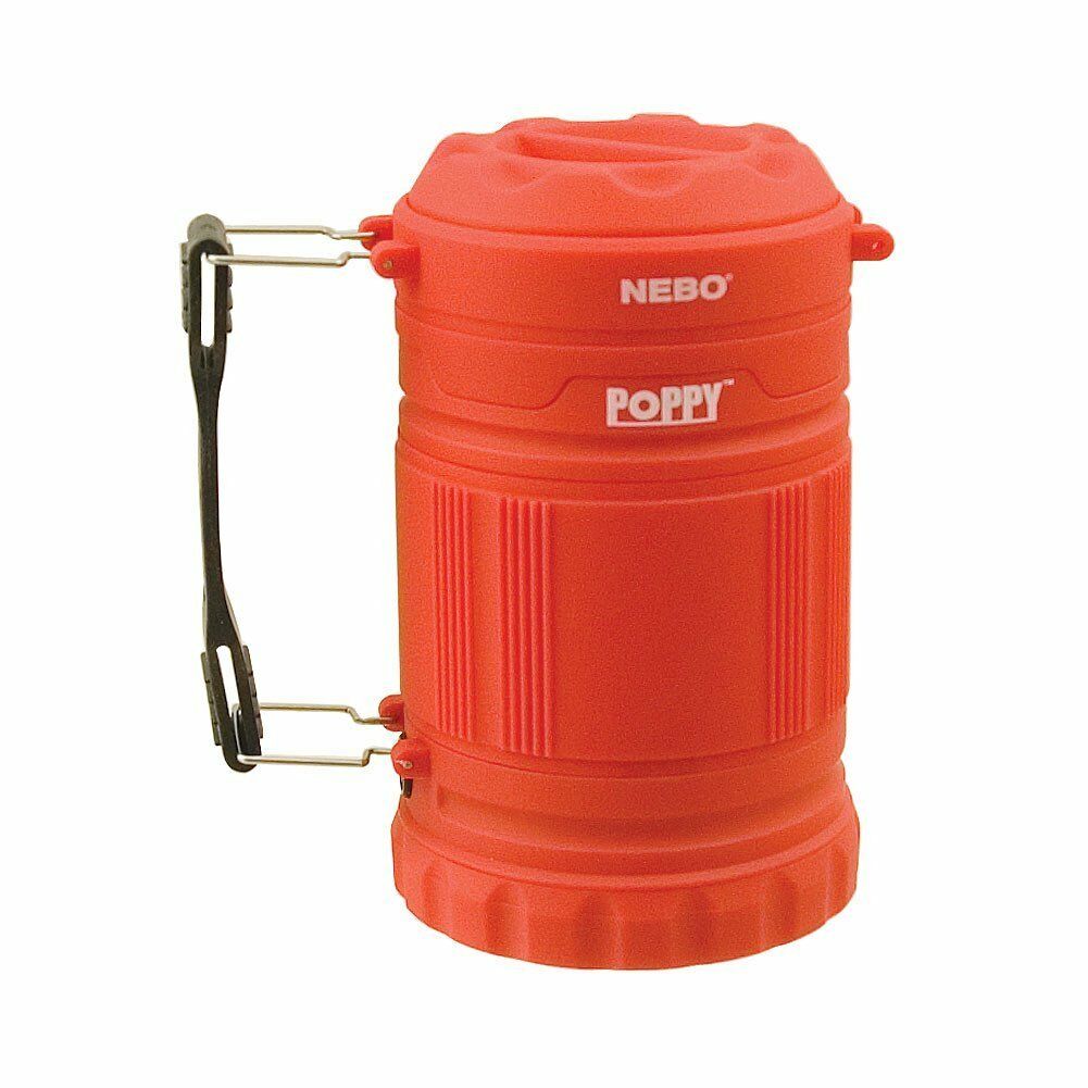 Nebo 6555 Poppy LED Spot Light Pop-up Lantern /& 3x Extra Nebo AA Batteries