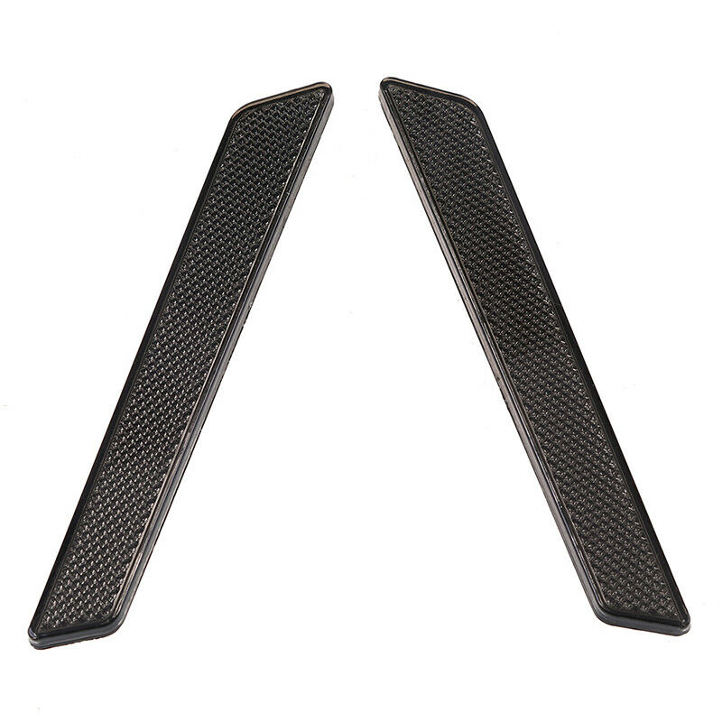 Smoke Motorcycle Saddlebag Latch Cover Reflectors for Harley Touring Road King
