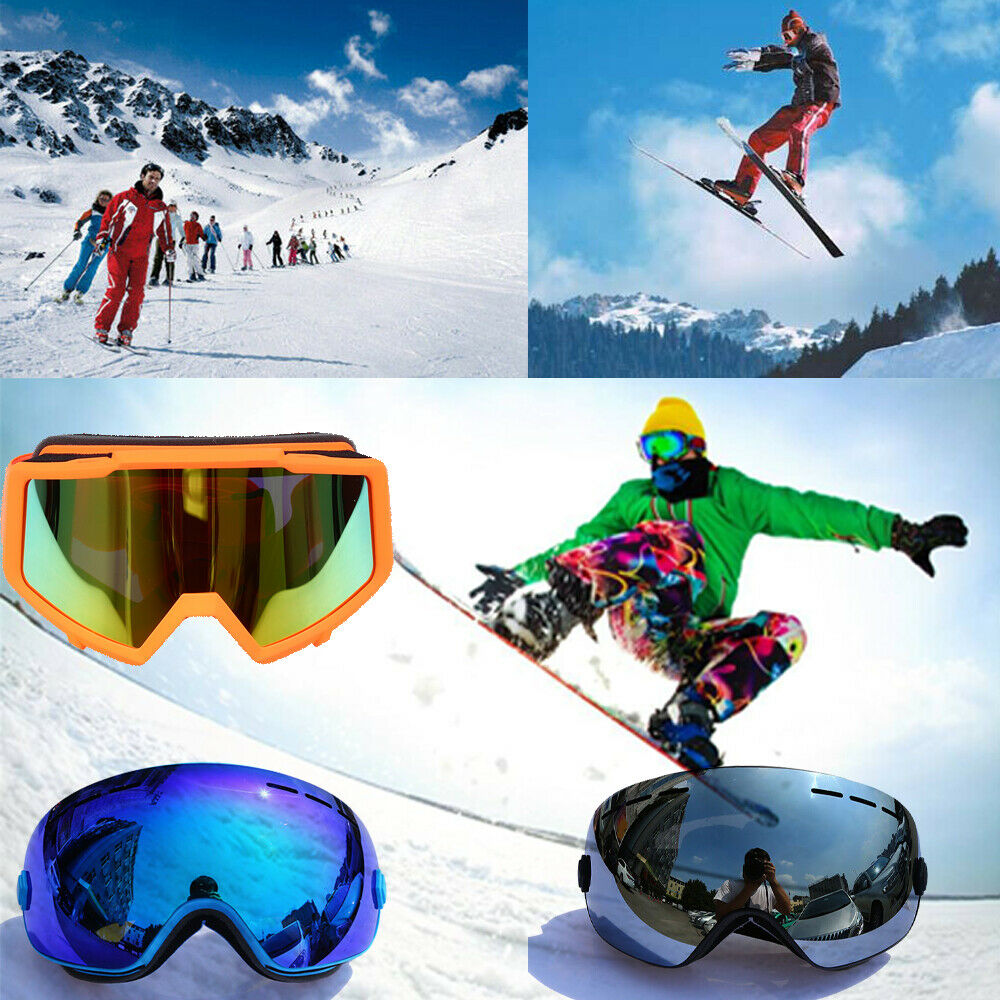 Anti UV Fog Wind Dust Glasses Winter Sport Ski Goggles Eyewear Sunglasses Case