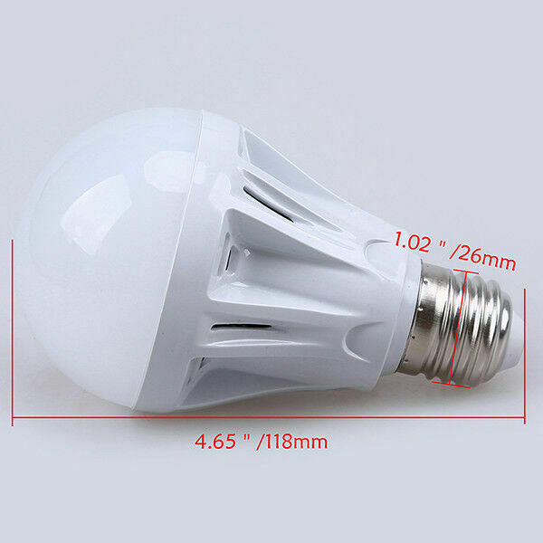 3W-9W E27 LED Microwave Motion Sensor White Light Lamp Home Bulb AC 85V-265V