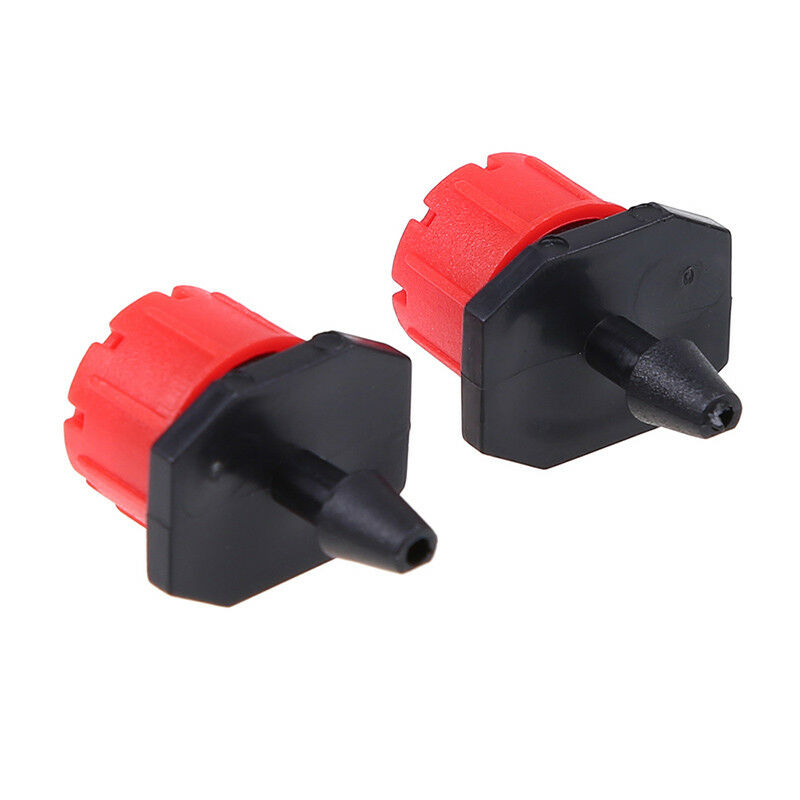 50Pcs Adjustable Garden Irrigation Mist Micro Flow Dripper Water Hose Drip Head