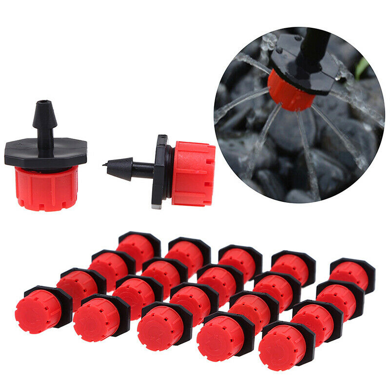 50-100pcs Adjustable Garden Irrigation Micro Flow Dripper Water Drip Head Hose 50-100pcs Adjustable Garden Irrigation Micro Flow Dripper Water Drip Head Hose