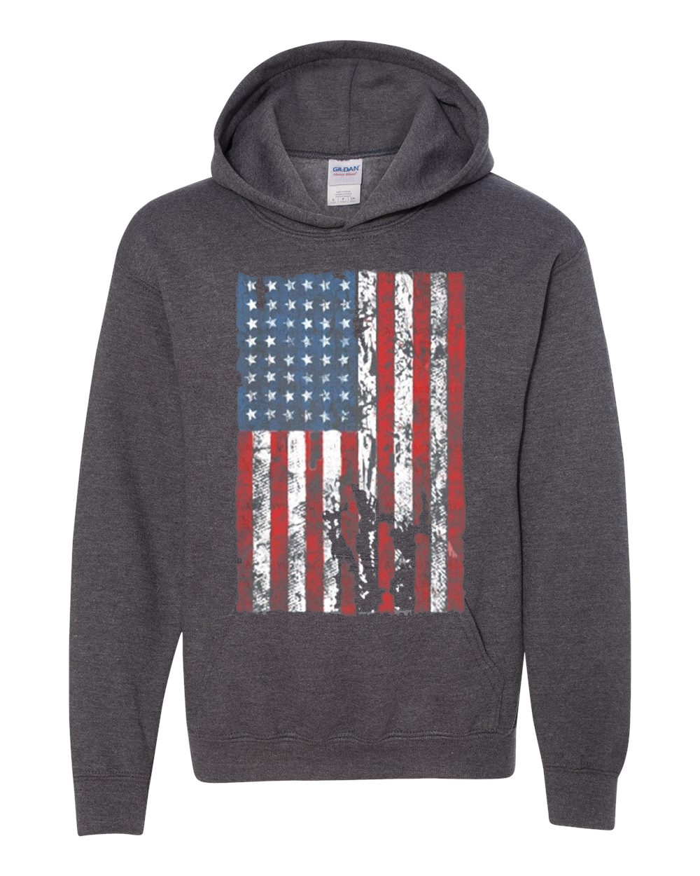 Distressed American Flag USA Patriotic Clothing Pullover Hoodie Sweatshirt eBay