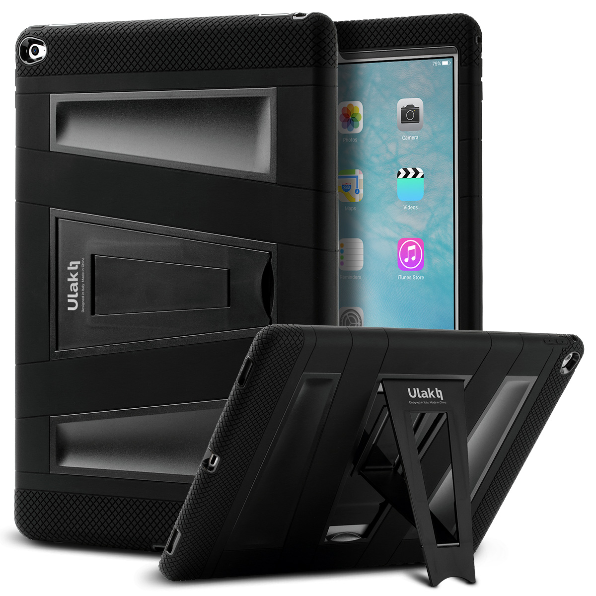 Hybrid Fullbody Protective Kickstand Case Cover for Apple iPad Pro 12.