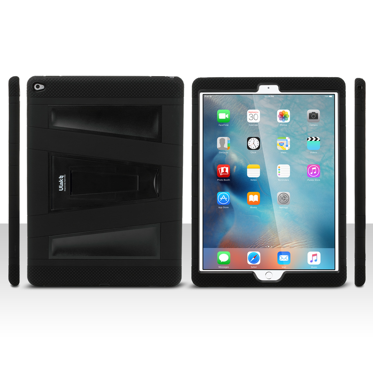 for Apple iPad Pro 12.9 inch Slim Heavy Duty Shockproof w/ Kickstand
