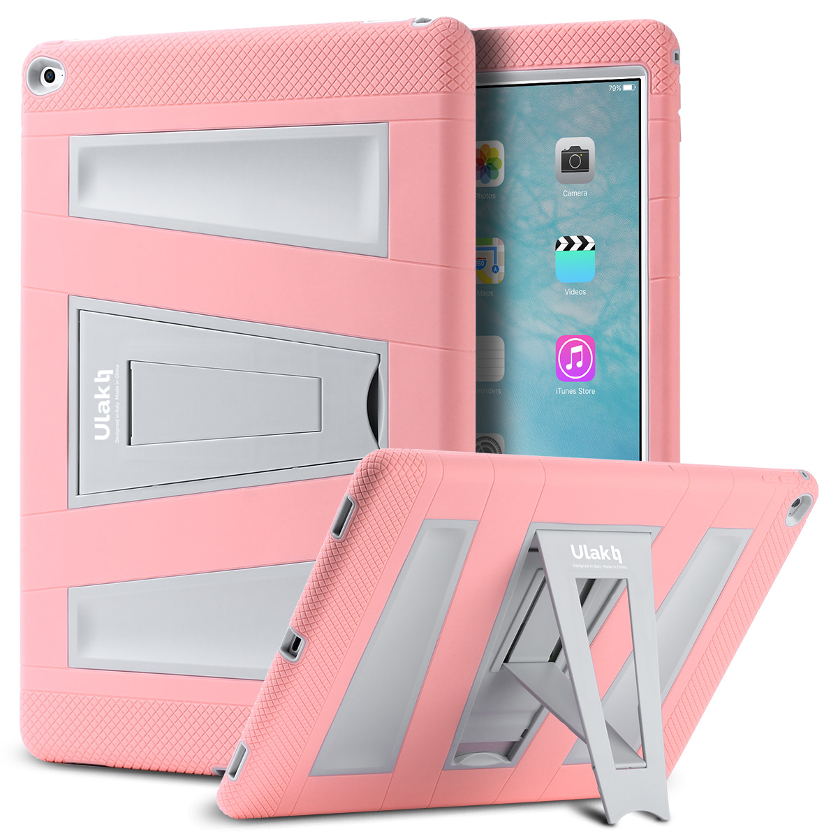 for Apple iPad Pro 12.9 inch Slim Heavy Duty Shockproof w/ Kickstand