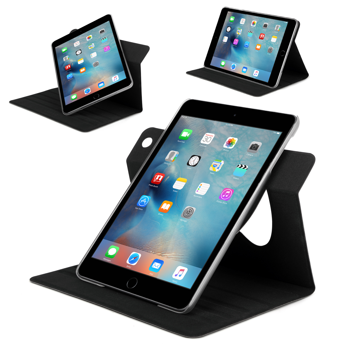 New 360 Rotate Stand Case Cover W/ Kickstand For Apple iPad