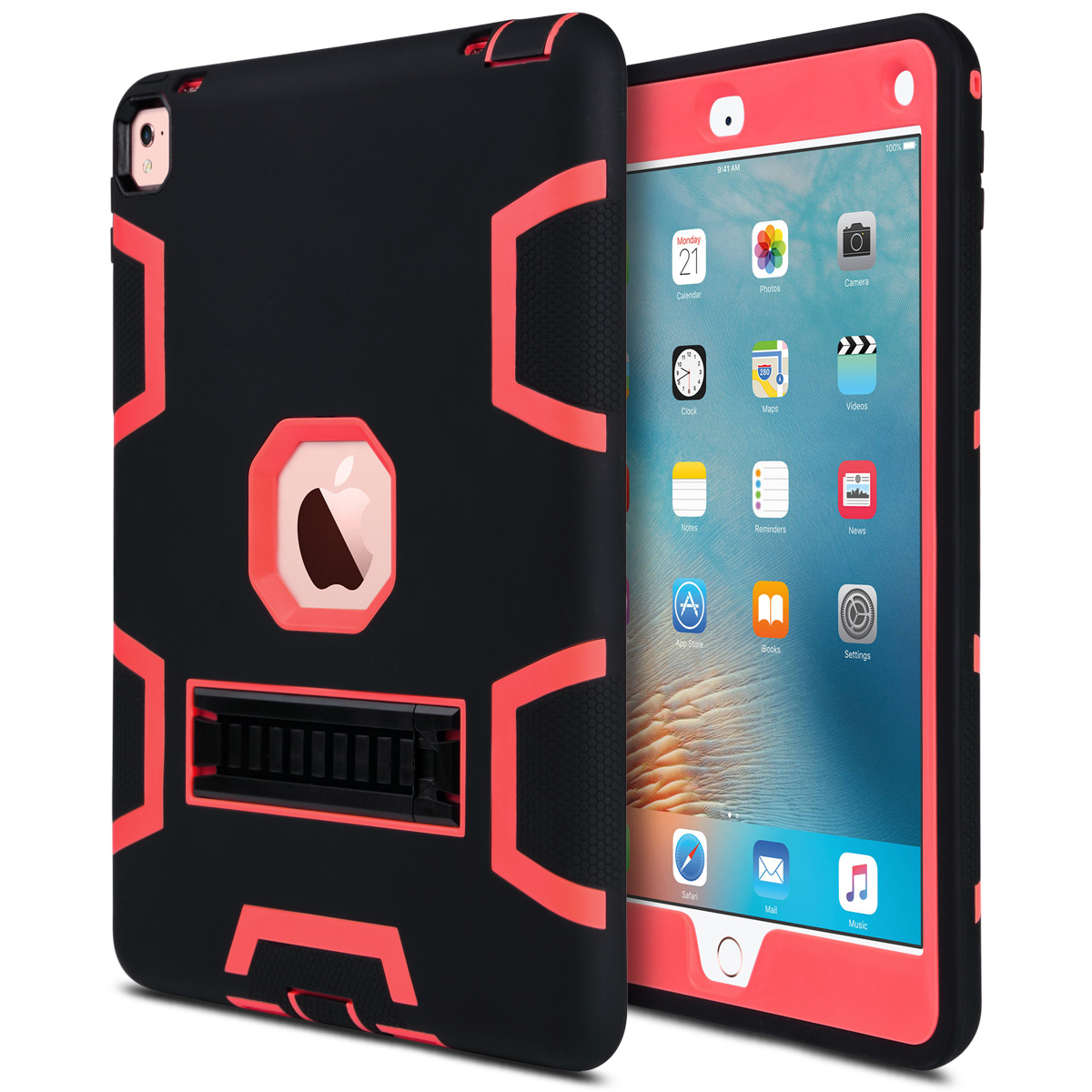 Heavy Duty Rugged Shockproof Stand Case Protective Cover for Apple iPad