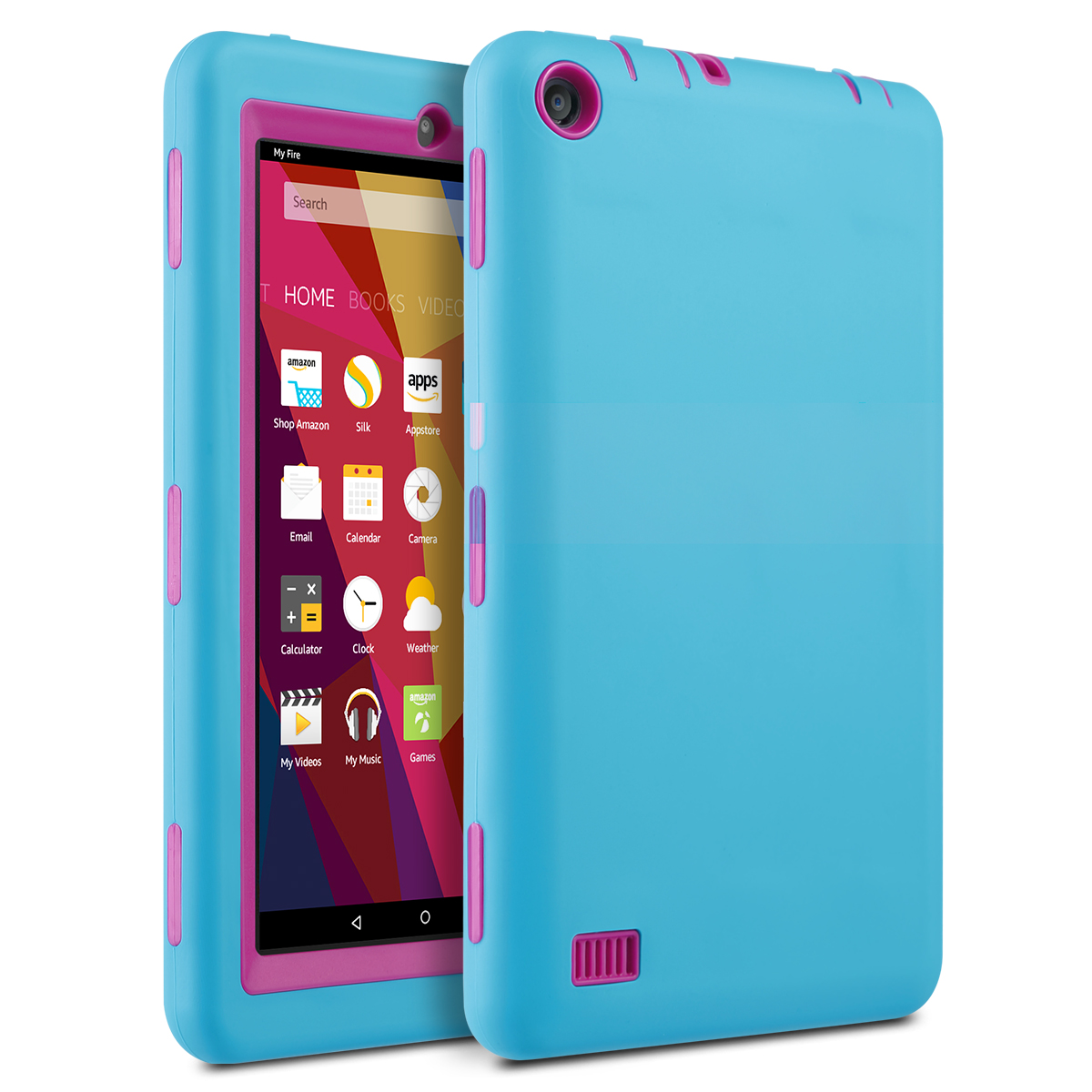 Heavy Duty Hybrid Shockproof Impact Resistant Case Cover for Amazon